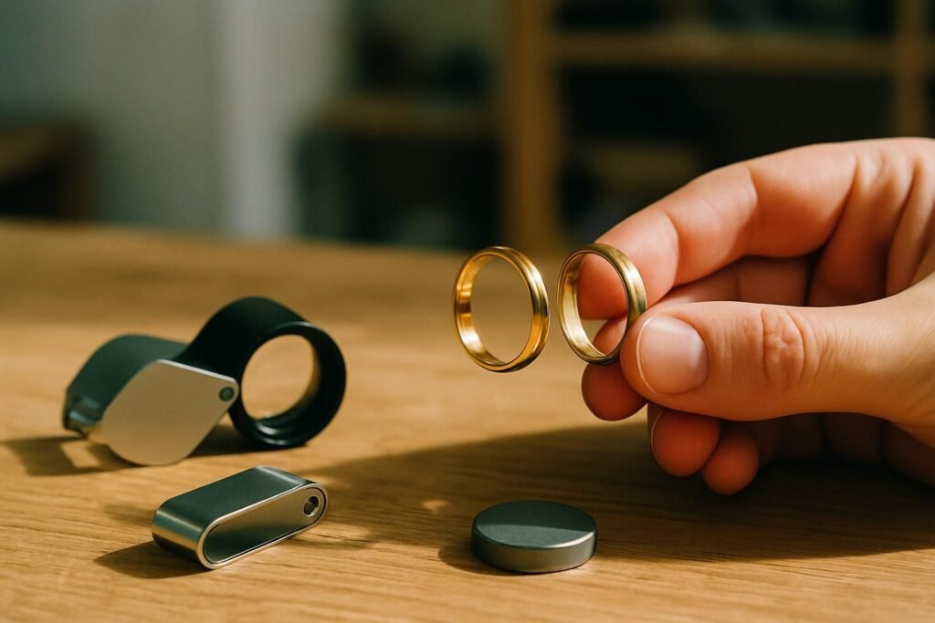 découvrez nos astuces simples et efficaces pour distinguer un bijou en or véritable d'un bijou en toc et éviter les contrefaçons.