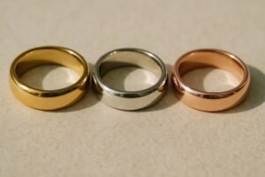 découvrez les différences entre l'or jaune, l'or blanc et l'or rose pour choisir le bijou parfait selon votre style et vos préférences.